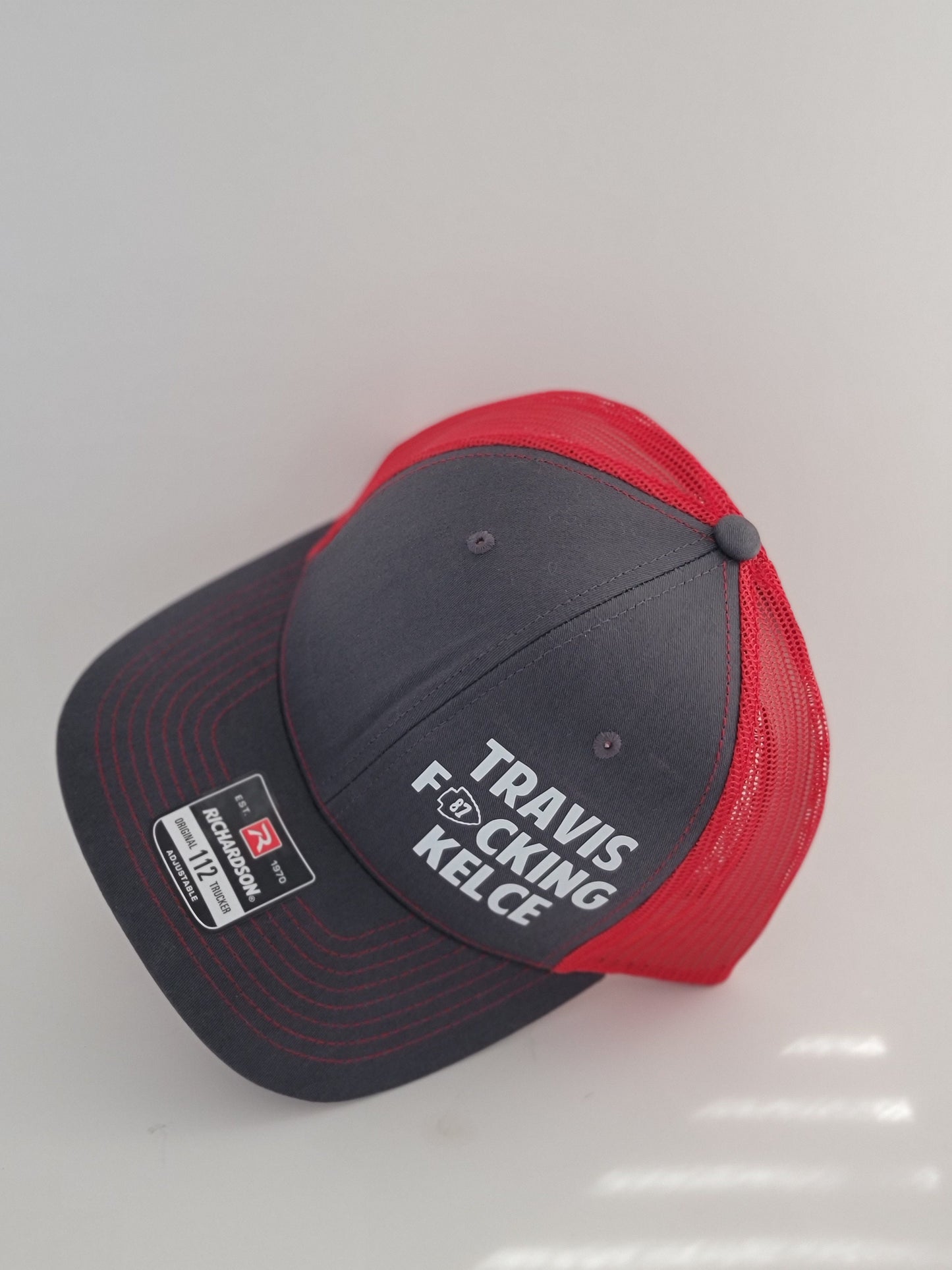 Travis Kelce Inspired Hat- Kansas City Chiefs Football Trucker Hat