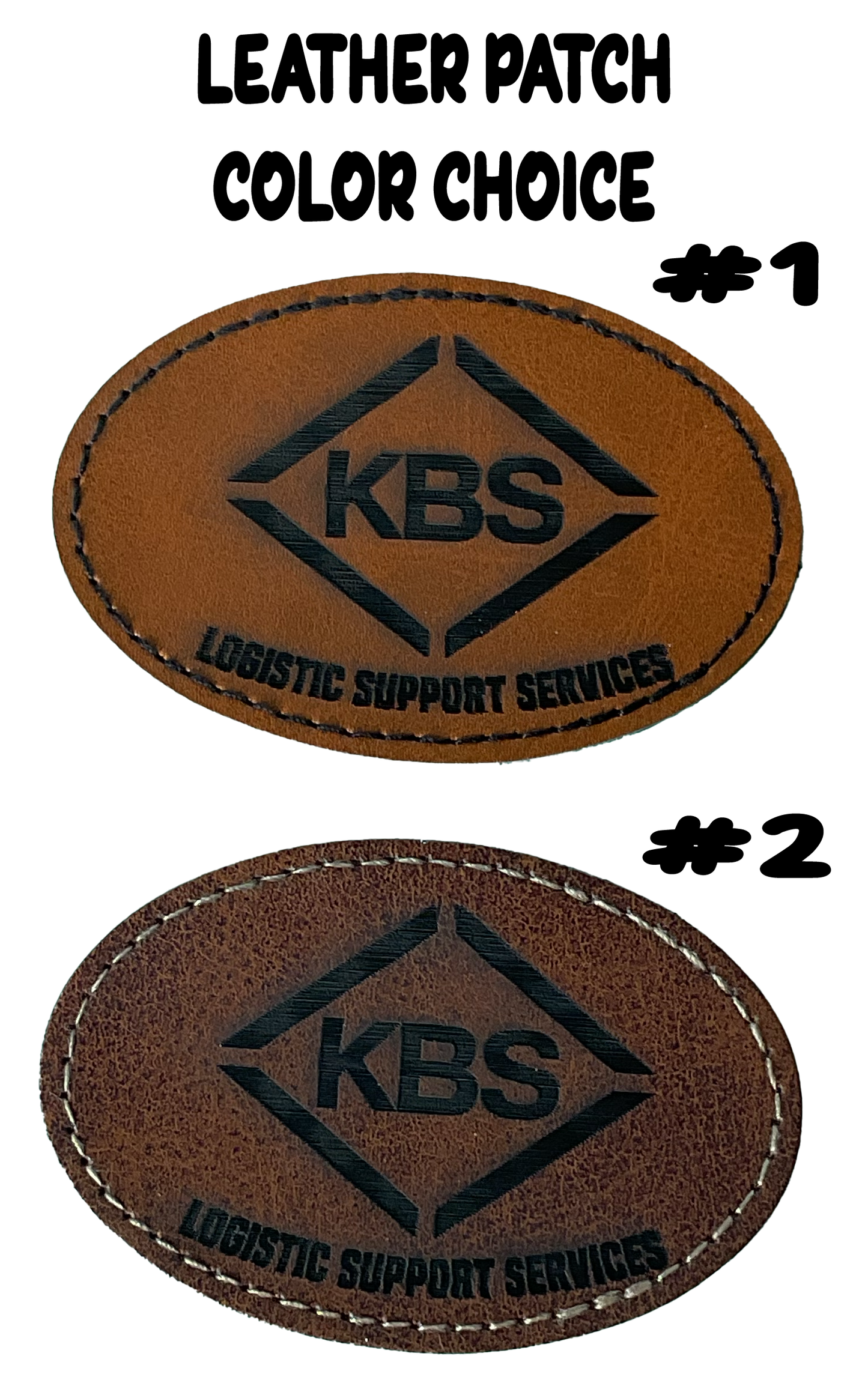 Custom Leather Patch Beanie Hat