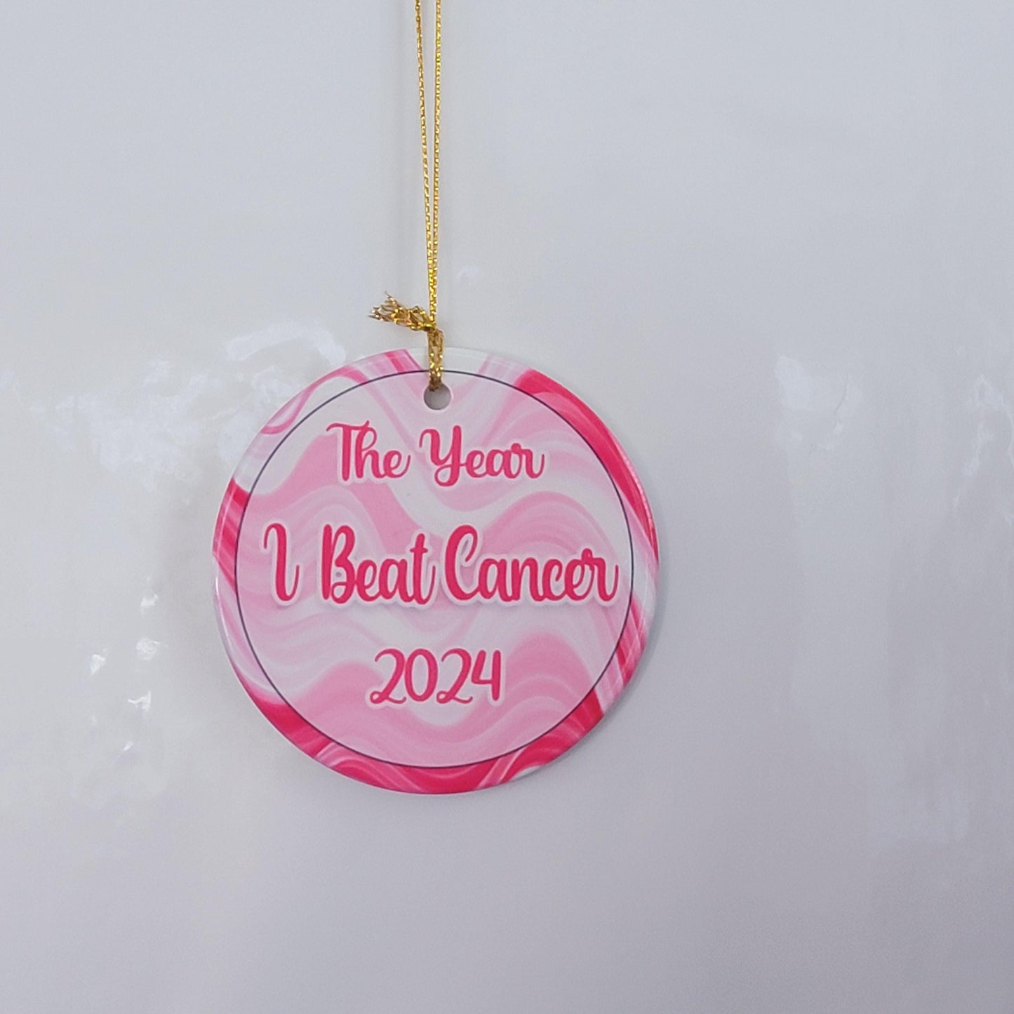 Breast Cancer Survivor Gift Ornaments- Cancer Survivor Gift Ornament- I survived Cancer Gift- I survived Cancer Patient Gift- Cancer Warrior