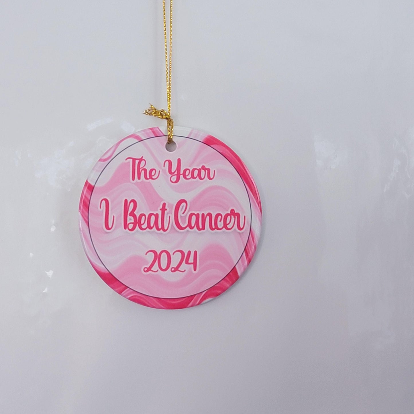 Breast Cancer Survivor Gift Ornaments- Cancer Survivor Gift Ornament- I survived Cancer Gift- I survived Cancer Patient Gift- Cancer Warrior