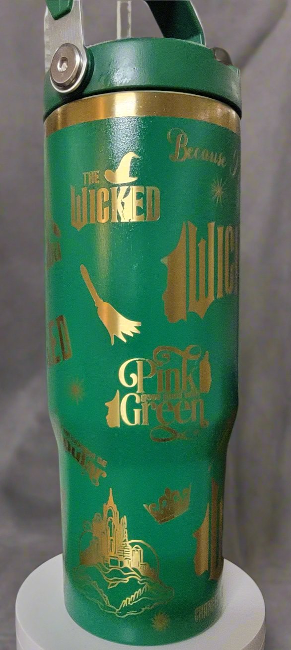 Wicked 30 oz Tumbler Wrap- Wicked Digital Download SVG File