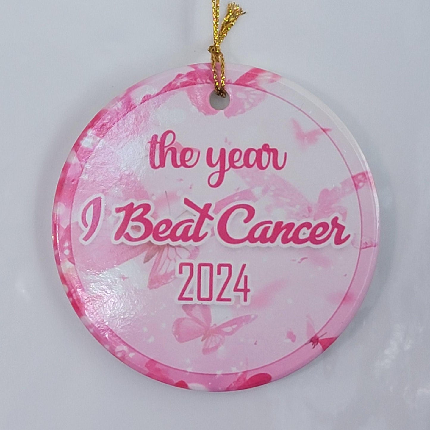 Breast Cancer Survivor Gift Ornaments- Cancer Survivor Gift Ornament- I survived Cancer Gift- I survived Cancer Patient Gift- Cancer Warrior