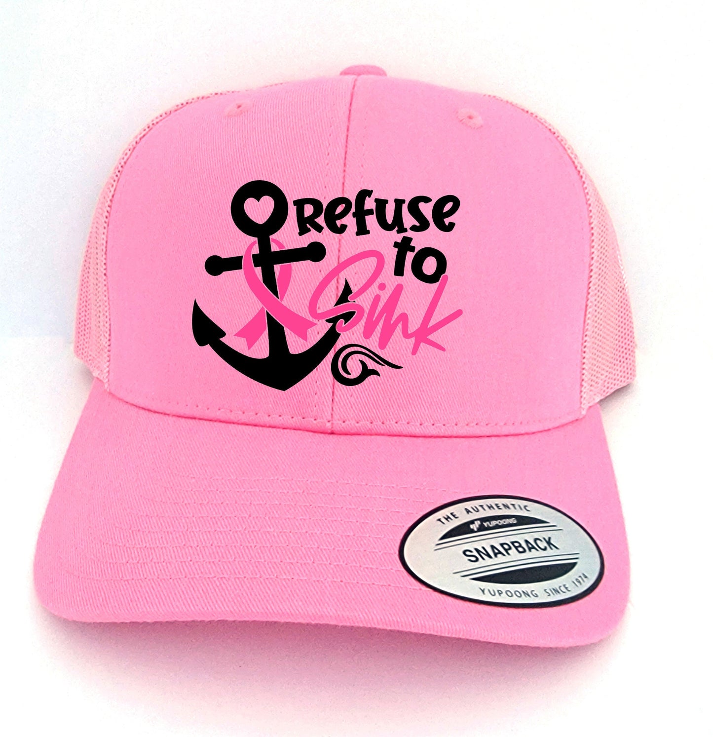 Breast Cancer Pink Trucker Hat- Cancer Pink Trucker Hat- Breast Cancer Awareness Pink Hat- Breast Cancer Awareness Gift