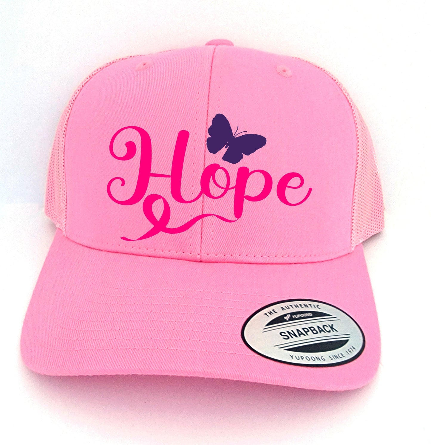 Breast Cancer Pink Trucker Hat- Cancer Pink Trucker Hat- Breast Cancer Awareness Pink Hat- Breast Cancer Awareness Gift