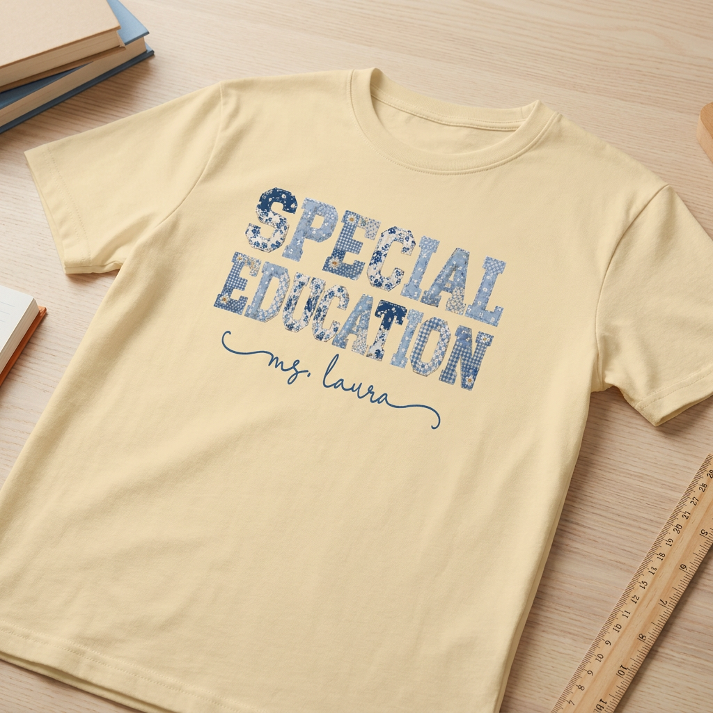 Custom Name Special Education Teacher T-Shirt