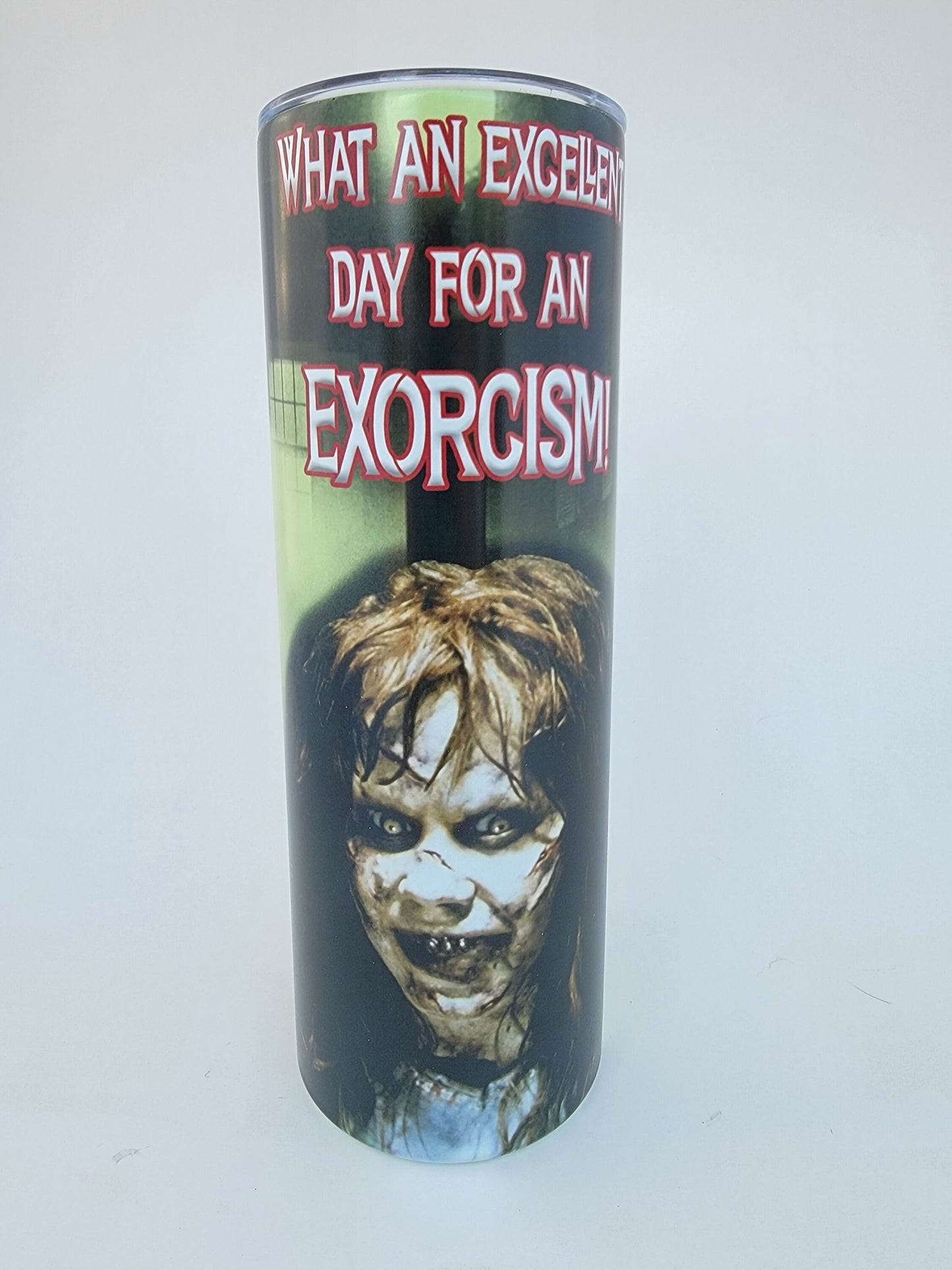 Exorcist Inspired 20oz. Tumbler Glow in the Dark