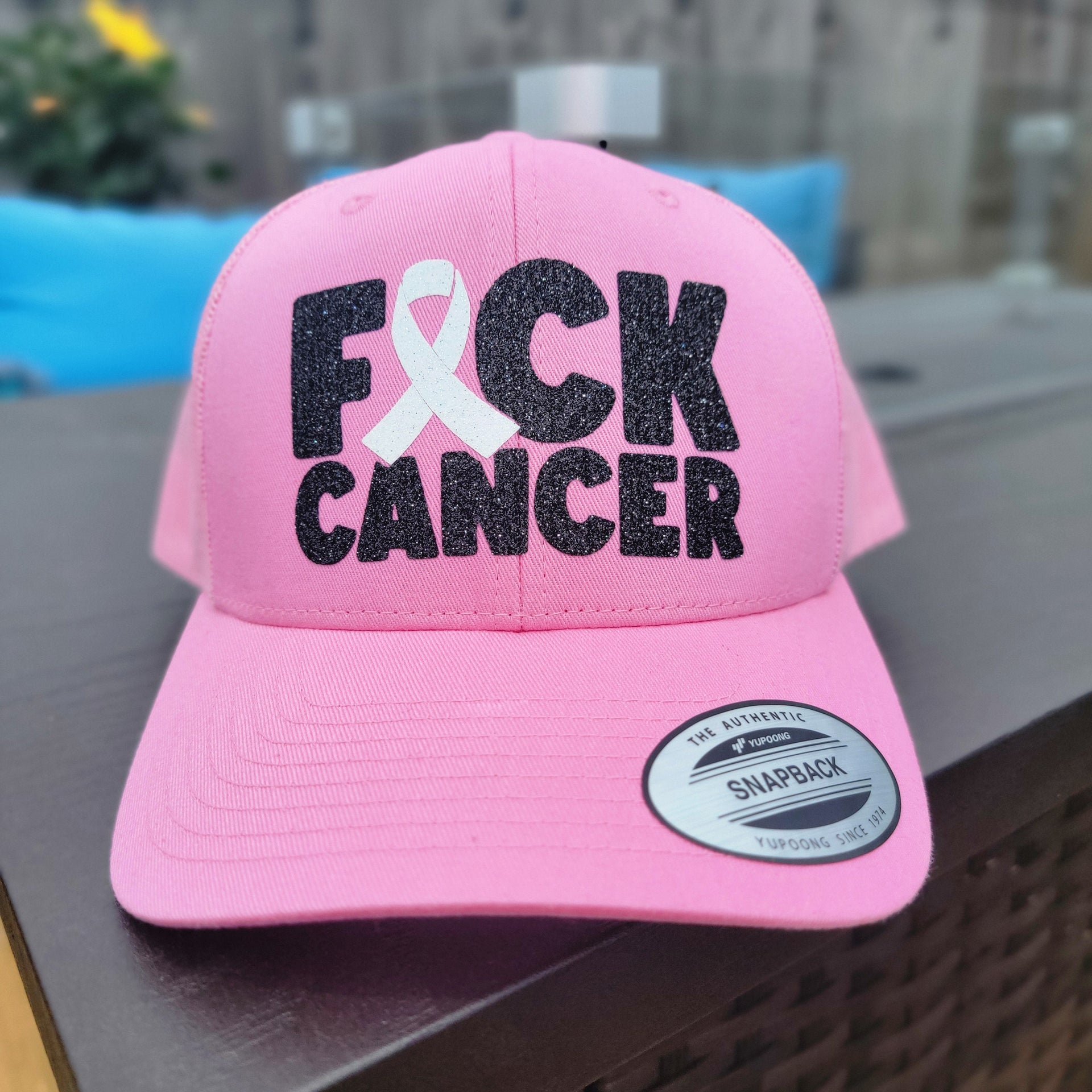 Breast Cancer Pink Trucker Hat- Fuck Cancer Pink Trucker Hat
