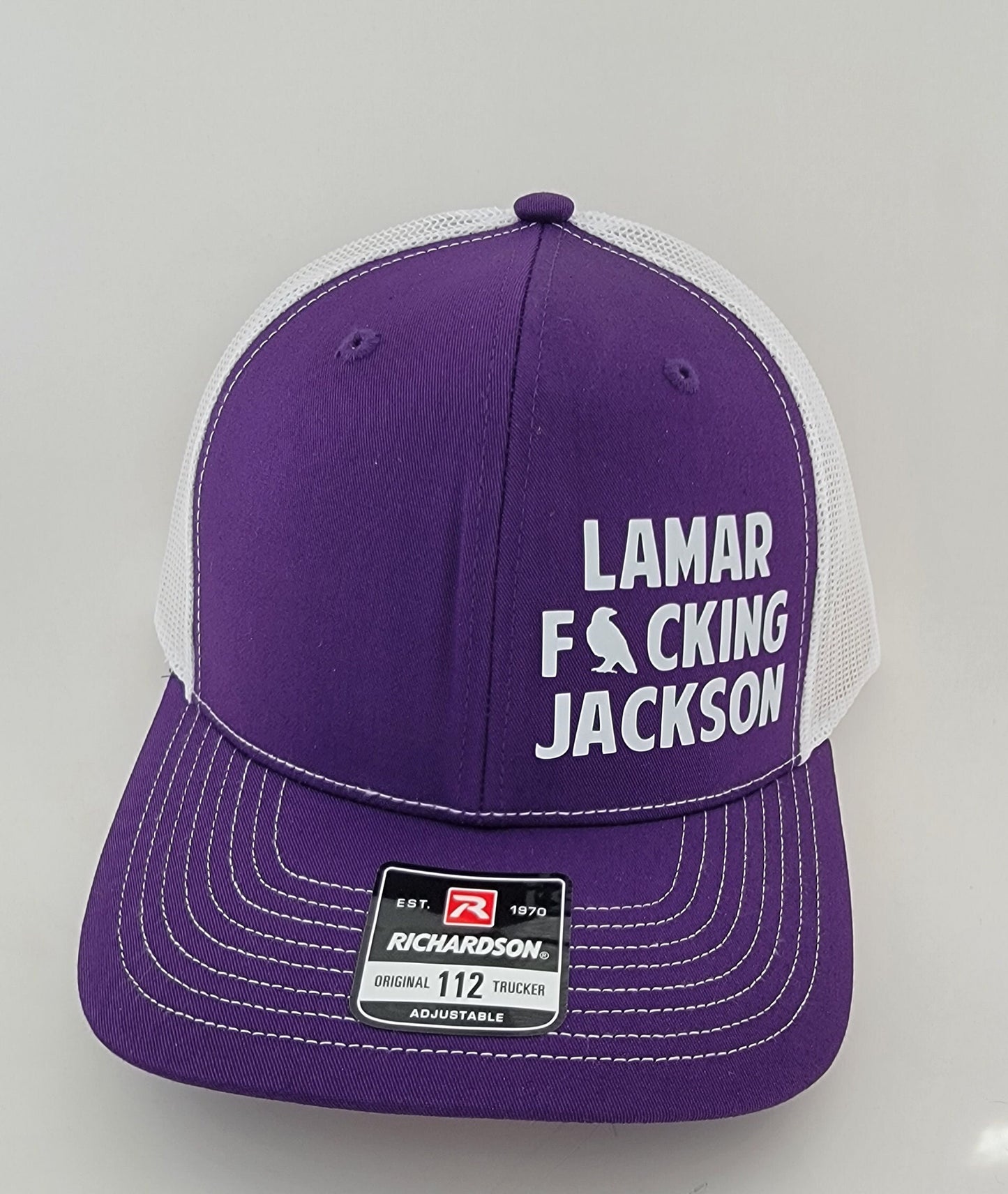 Lamar Jackson Inspired Hat- Baltimore Ravens Trucker Hat- Ravens Football Trucker Hat