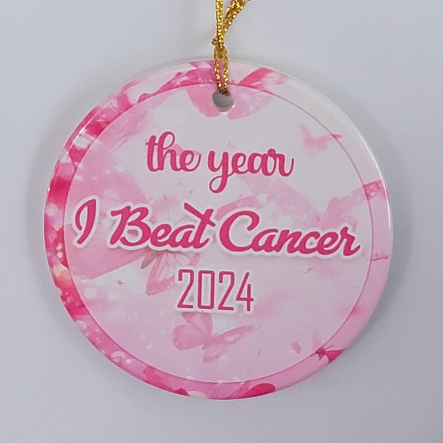 Breast Cancer Survivor Gift Ornaments- Cancer Survivor Gift Ornament- I survived Cancer Gift- I survived Cancer Patient Gift- Cancer Warrior