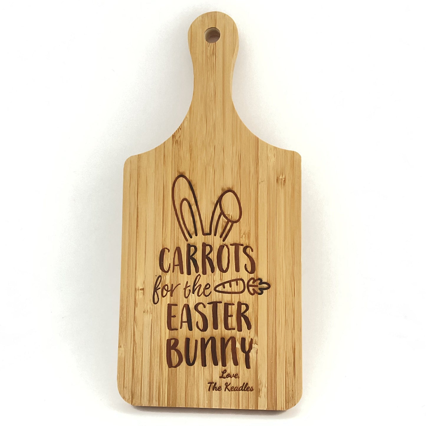 Carrots for the Easter Bunny Customized Serving Board- Easter Bunny Board