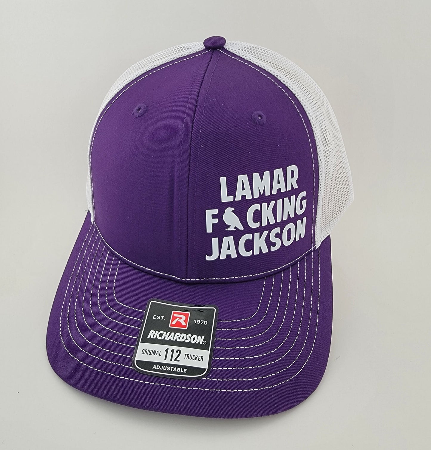 Lamar Jackson Inspired Hat- Baltimore Ravens Trucker Hat- Ravens Football Trucker Hat