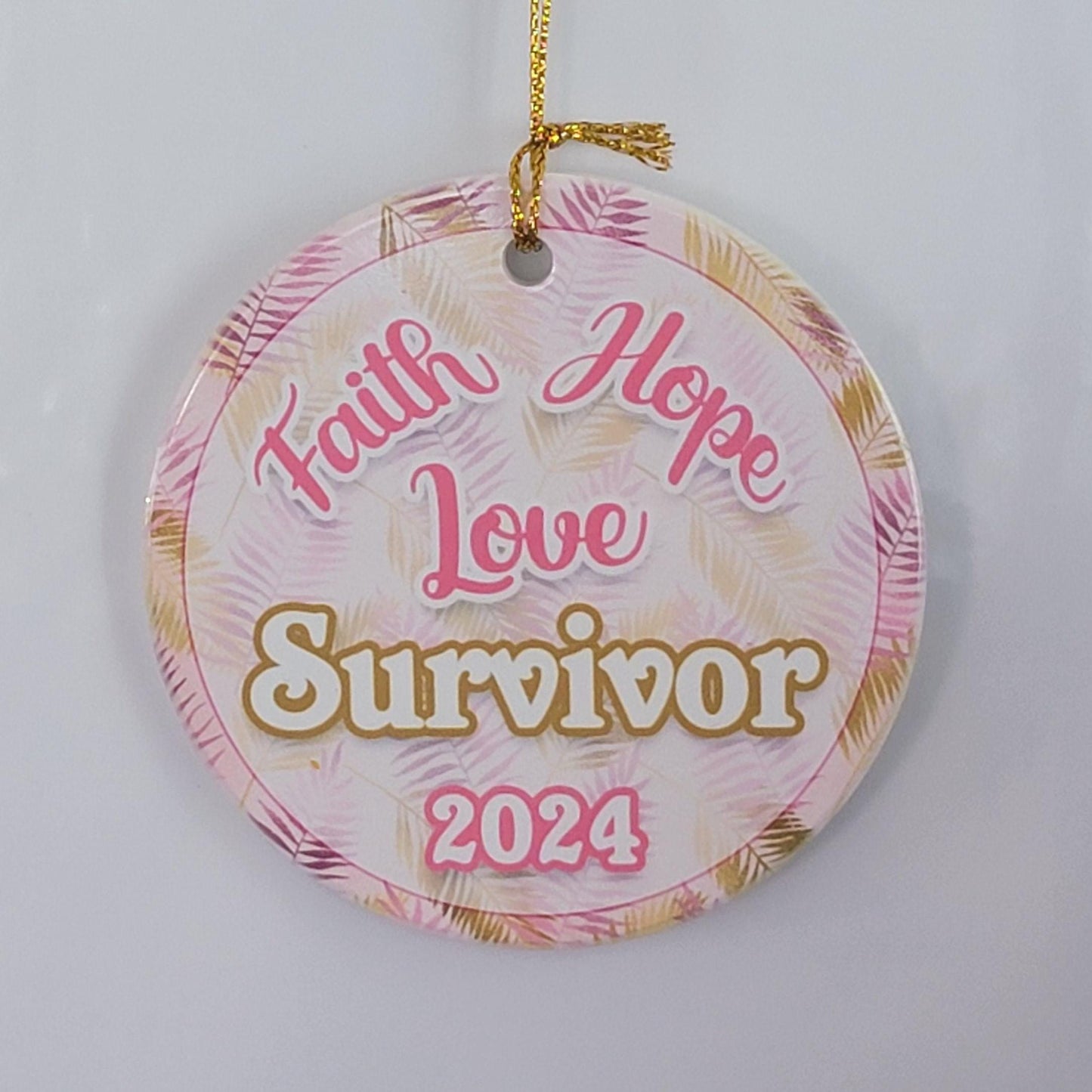 Breast Cancer Survivor Gift Ornaments- Cancer Survivor Gift Ornament- I survived Cancer Gift- I survived Cancer Patient Gift- Cancer Warrior