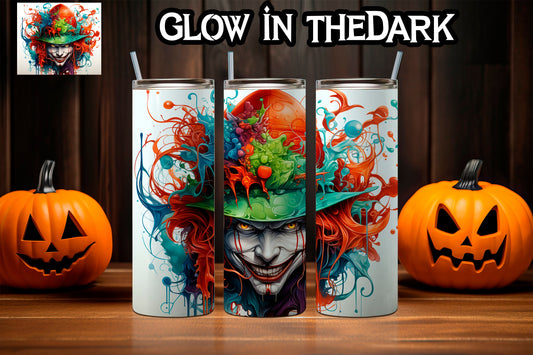 Mad Hatter 20oz. Tumbler Glow in the Dark