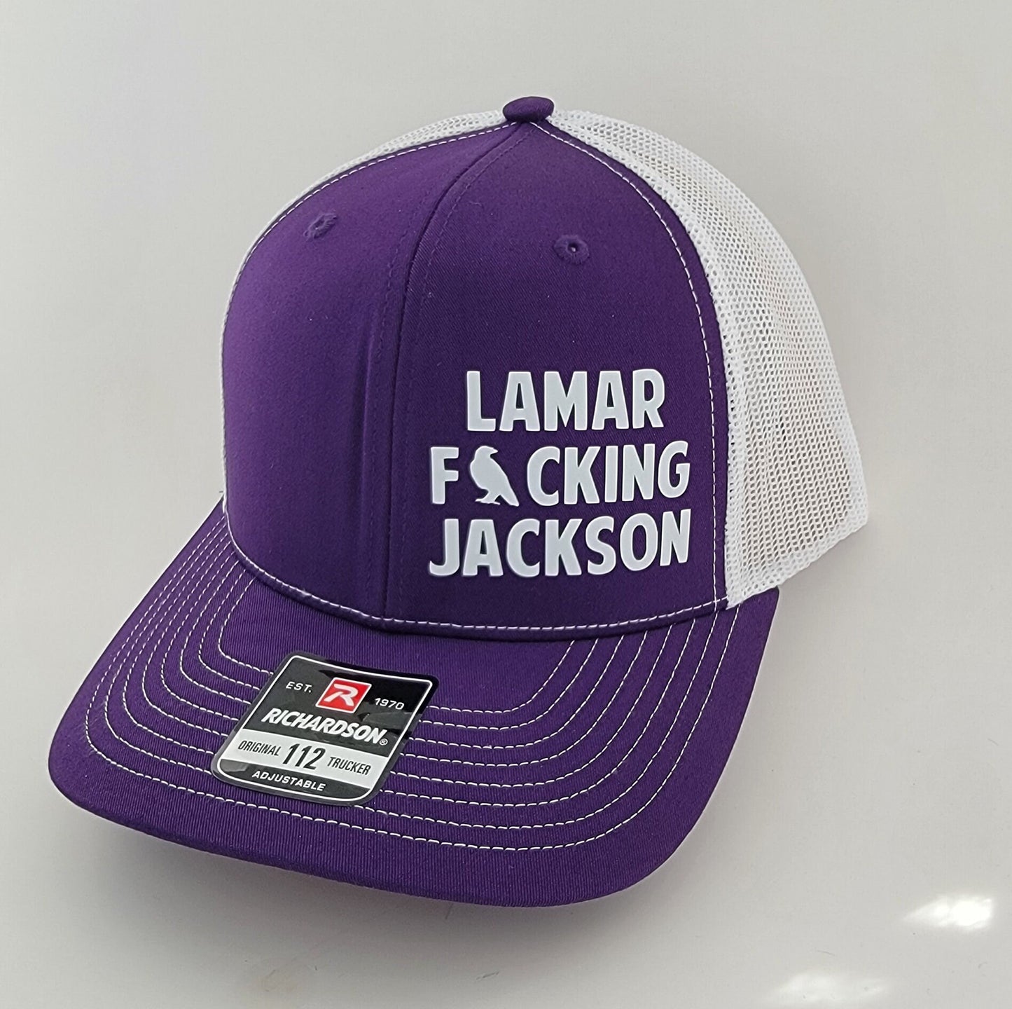 Lamar Jackson Inspired Hat- Baltimore Ravens Trucker Hat- Ravens Football Trucker Hat