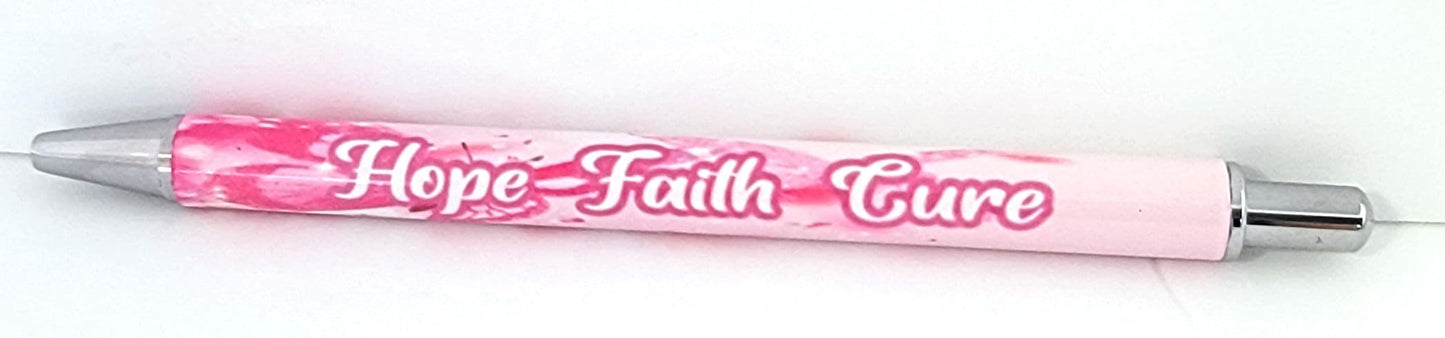 Breast Cancer Pens- Sublimated Pens- Custom Breast Cancer Pens