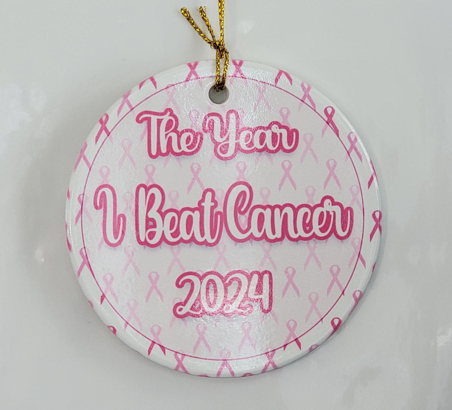 Breast Cancer Survivor Gift Ornaments- Cancer Survivor Gift Ornament- I survived Cancer Gift- I survived Cancer Patient Gift- Cancer Warrior