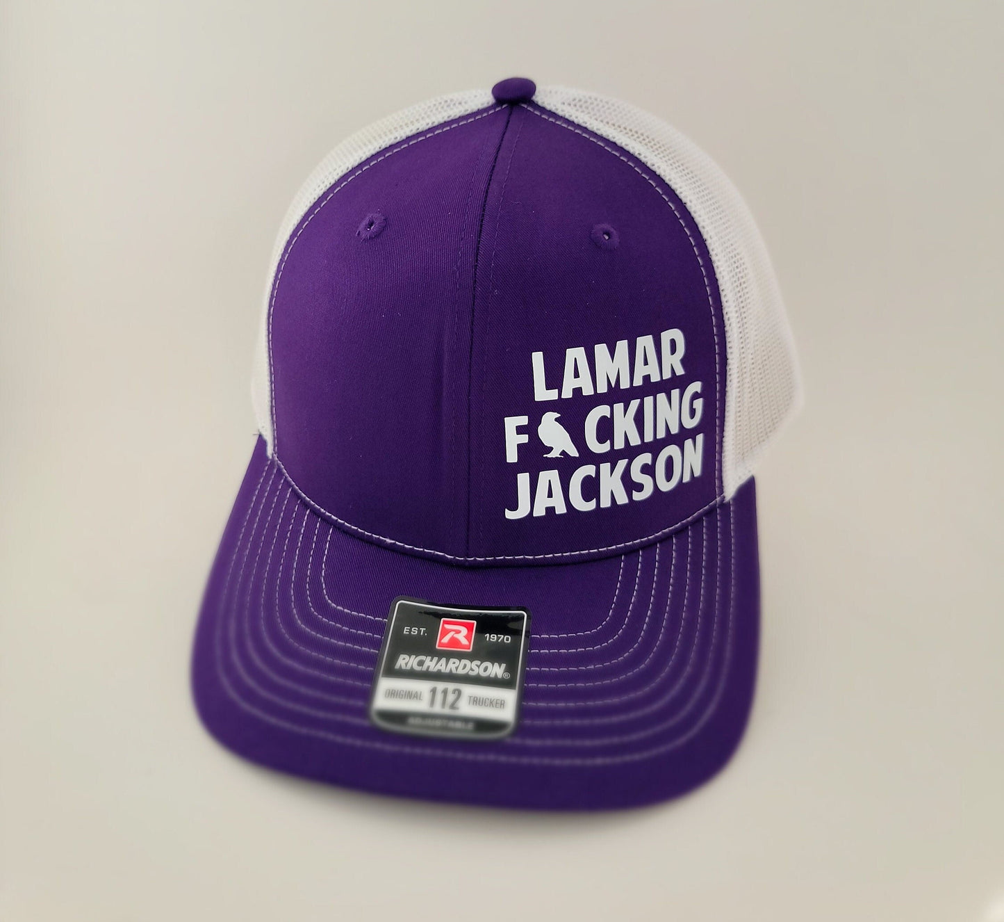 Lamar Jackson Inspired Hat- Baltimore Ravens Trucker Hat- Ravens Football Trucker Hat