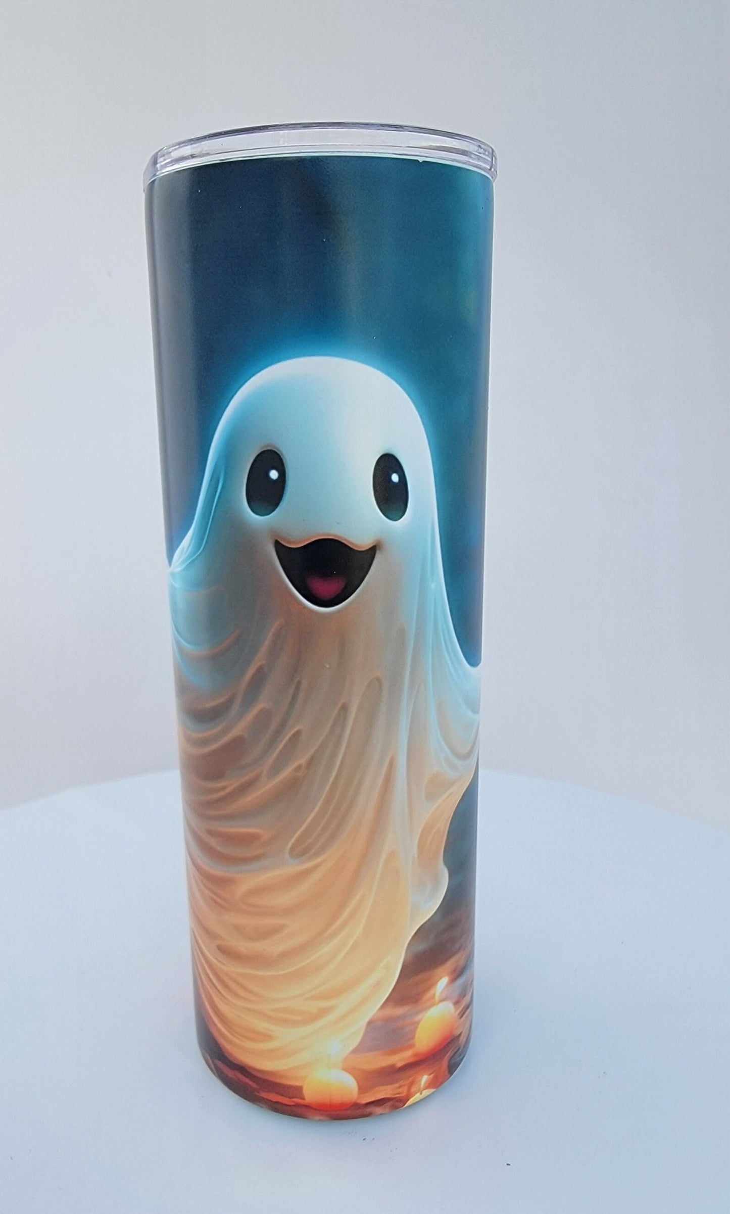 Cute Ghost 20oz. Tumbler Glow in the Dark