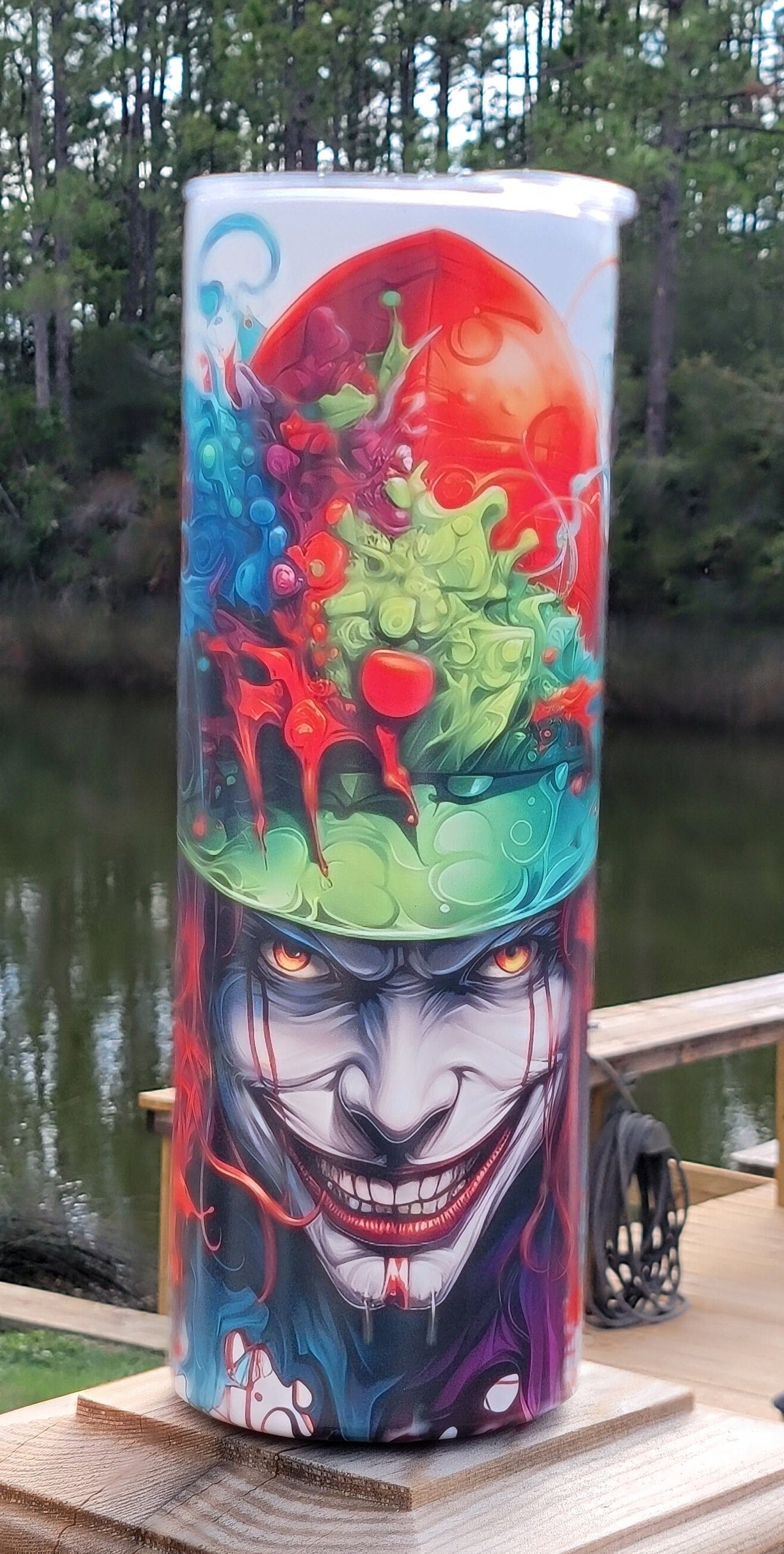 Mad Hatter 20oz. Tumbler Glow in the Dark