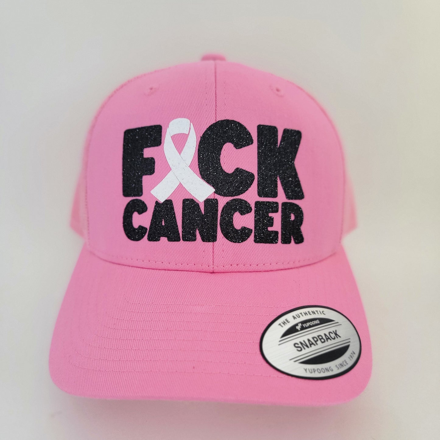 Breast Cancer Pink Trucker Hat- Fuck Cancer Pink Trucker Hat- Breast Cancer Awareness Pink Hat- Breast Cancer Awareness Gift