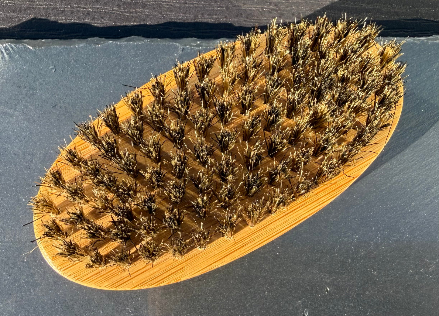 Boars bristle beard brush