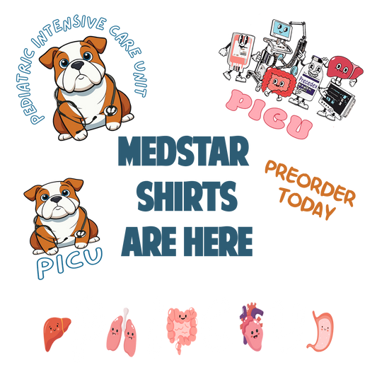 PICU Custom MedStar Georgetown  Hospital PICU Shirts