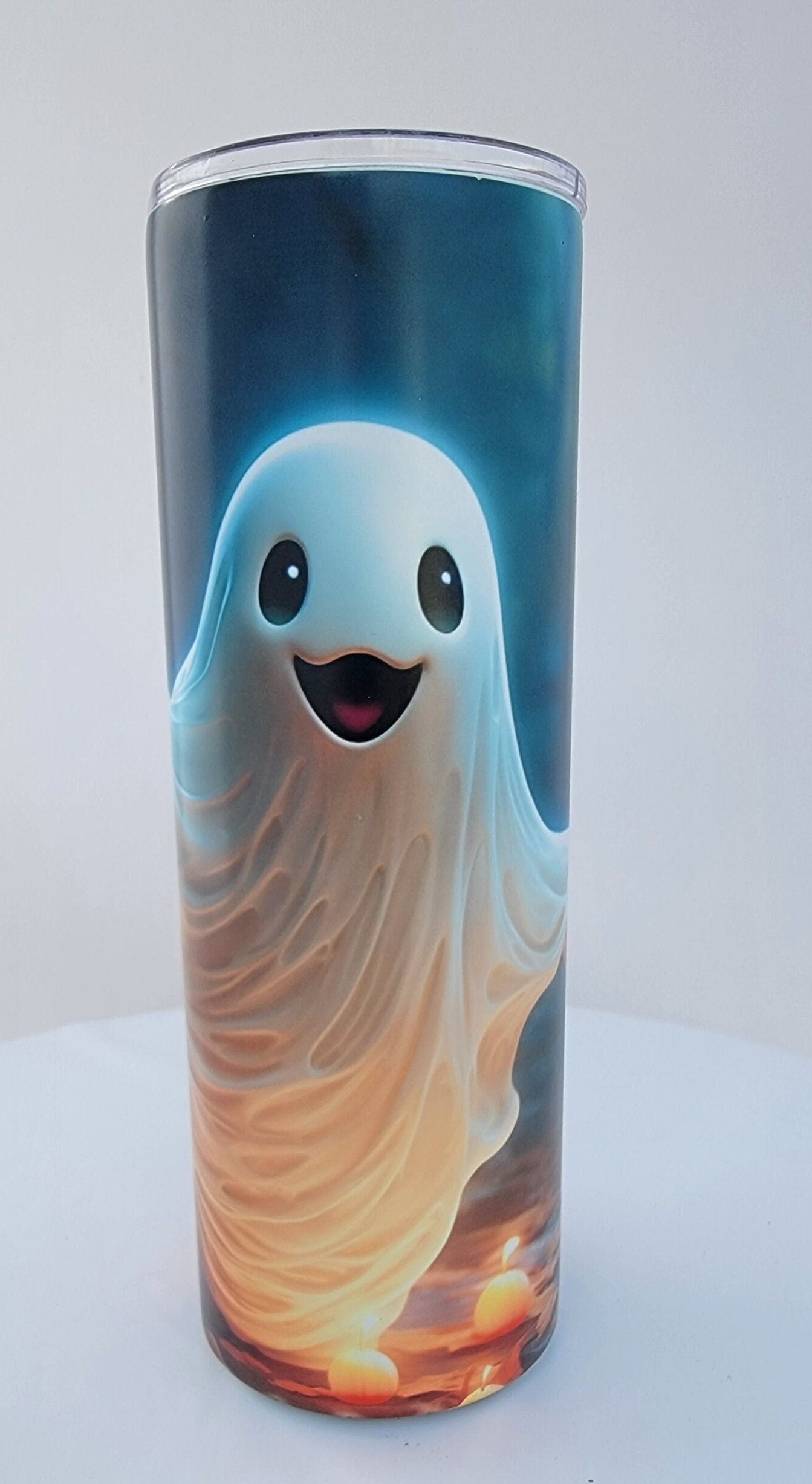 Cute Ghost 20oz. Tumbler Glow in the Dark