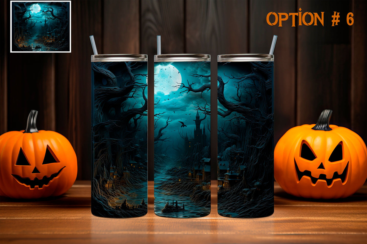 Spooky Halloween Tumblers