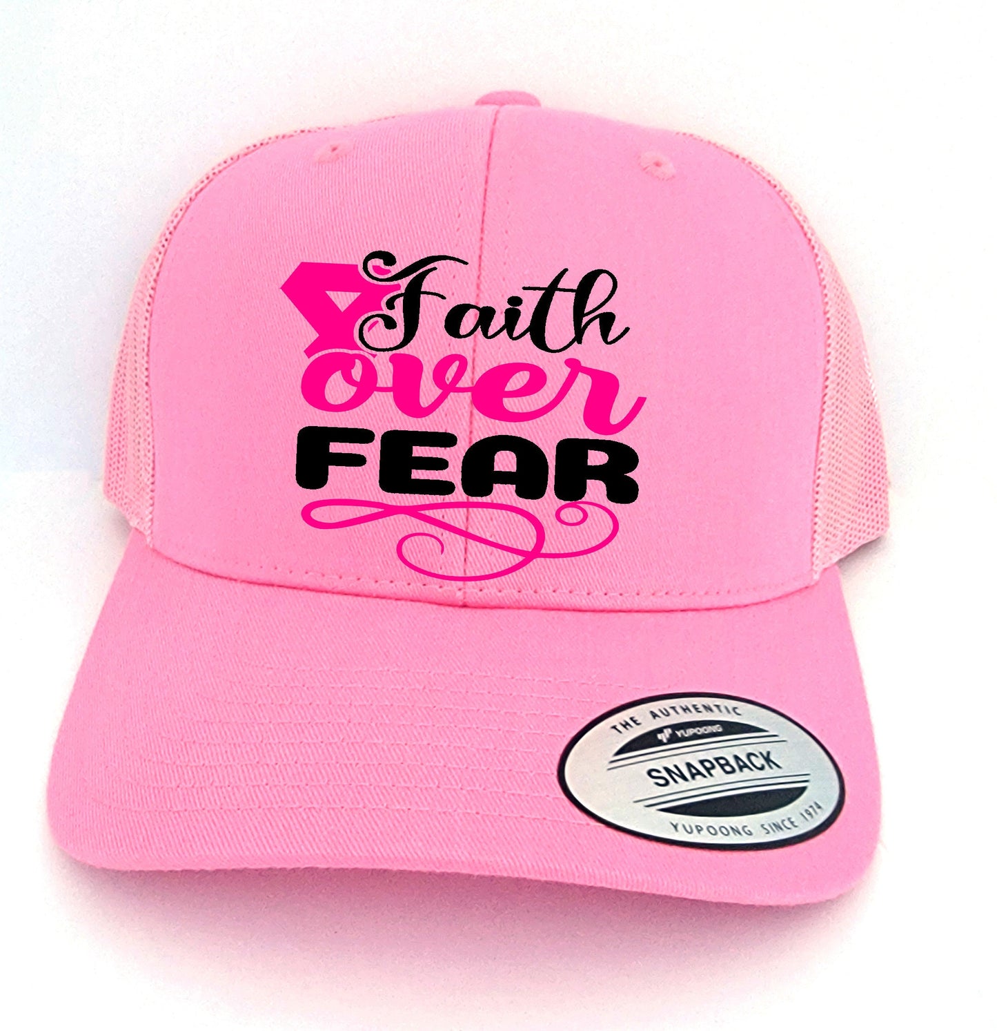 Breast Cancer Pink Trucker Hat- Cancer Pink Trucker Hat- Breast Cancer Awareness Pink Hat- Breast Cancer Awareness Gift