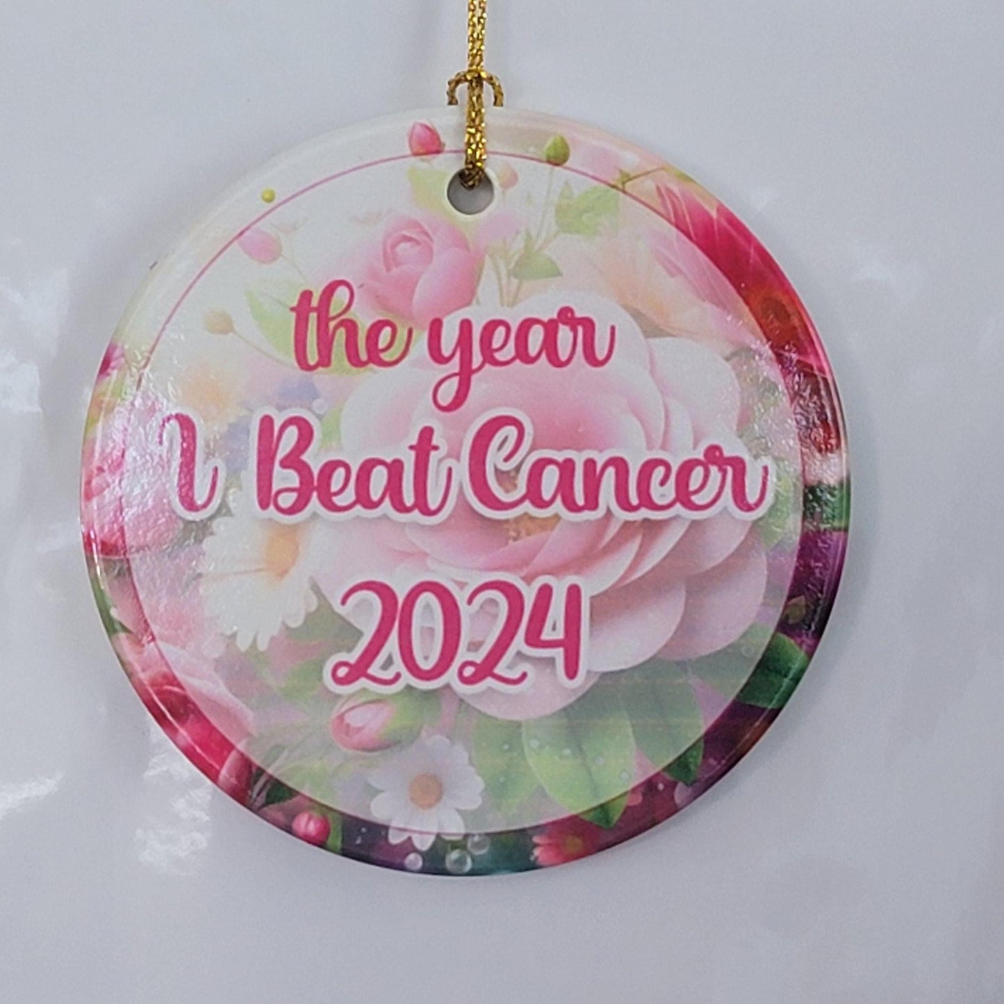 Breast Cancer Survivor Gift Ornaments- Cancer Survivor Gift Ornament- I survived Cancer Gift- I survived Cancer Patient Gift- Cancer Warrior