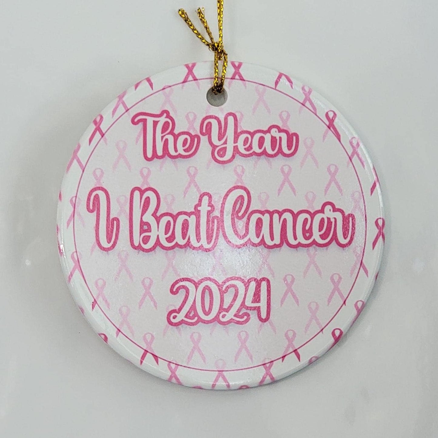 Breast Cancer Survivor Gift Ornaments- Cancer Survivor Gift Ornament- I survived Cancer Gift- I survived Cancer Patient Gift- Cancer Warrior