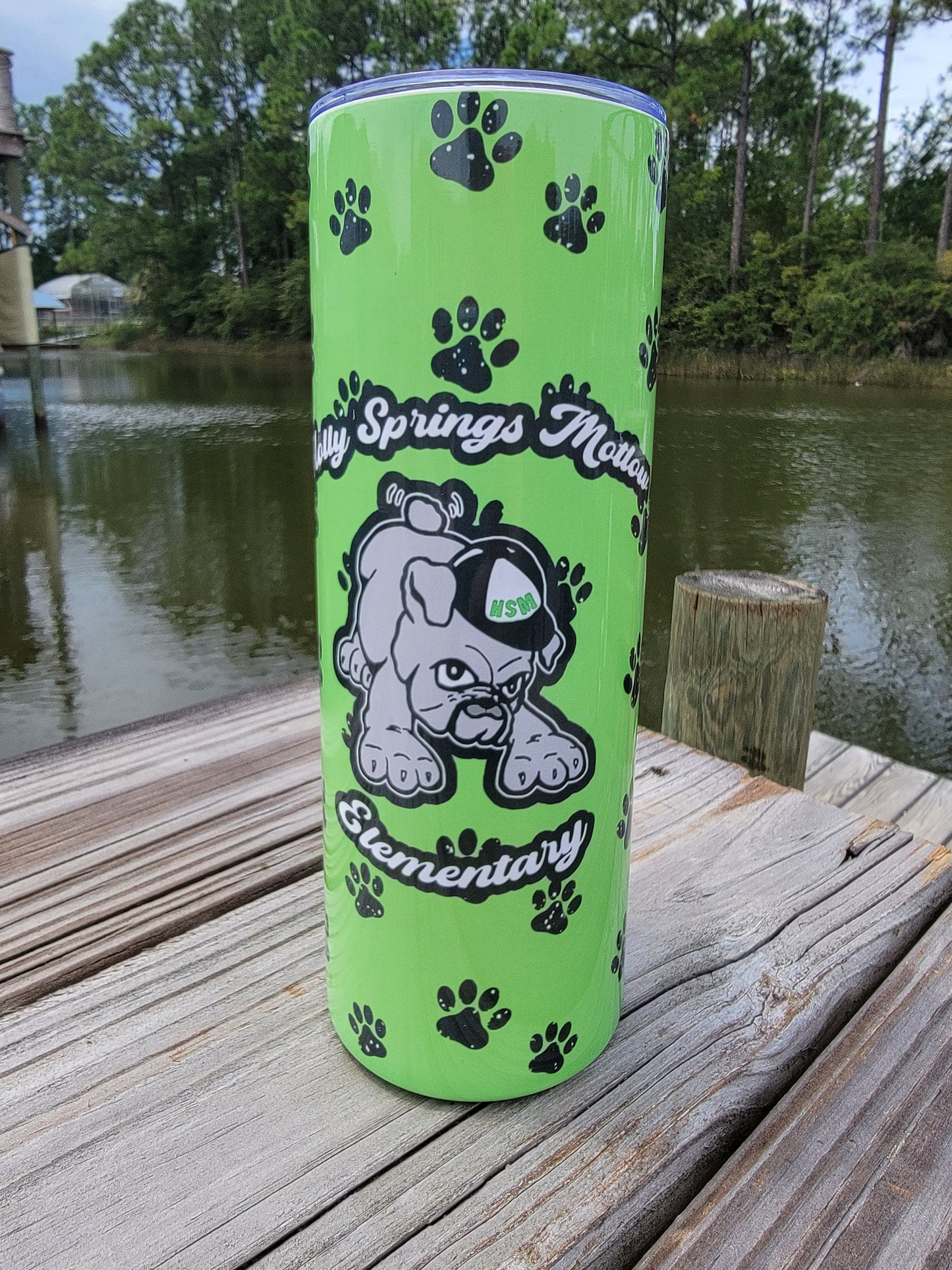 School Spirit Tumbler- Holly Springs-Motlow