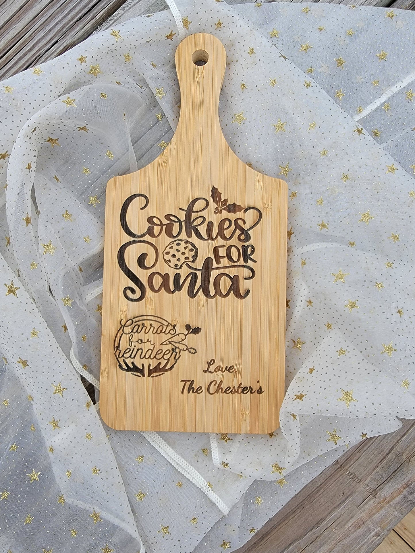 Milk and Cookies for Santa- Customized Mug and Cookie Serving Board