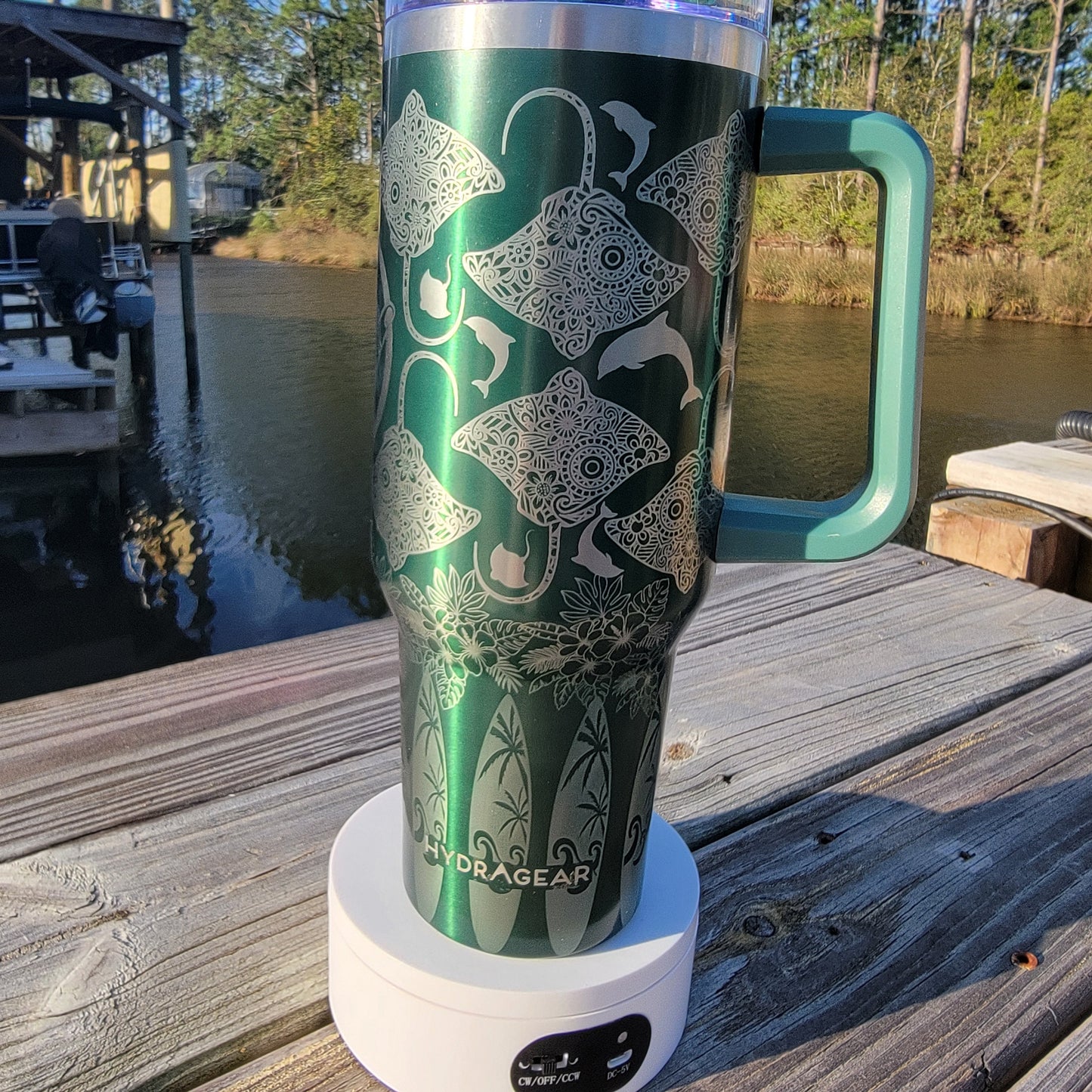 Shaka Surfing Laser Engraved Full Wrap for 40oz Tumbler, Surfing Digital Download, Shaka Surfing SVG, Sea Turtle SVG