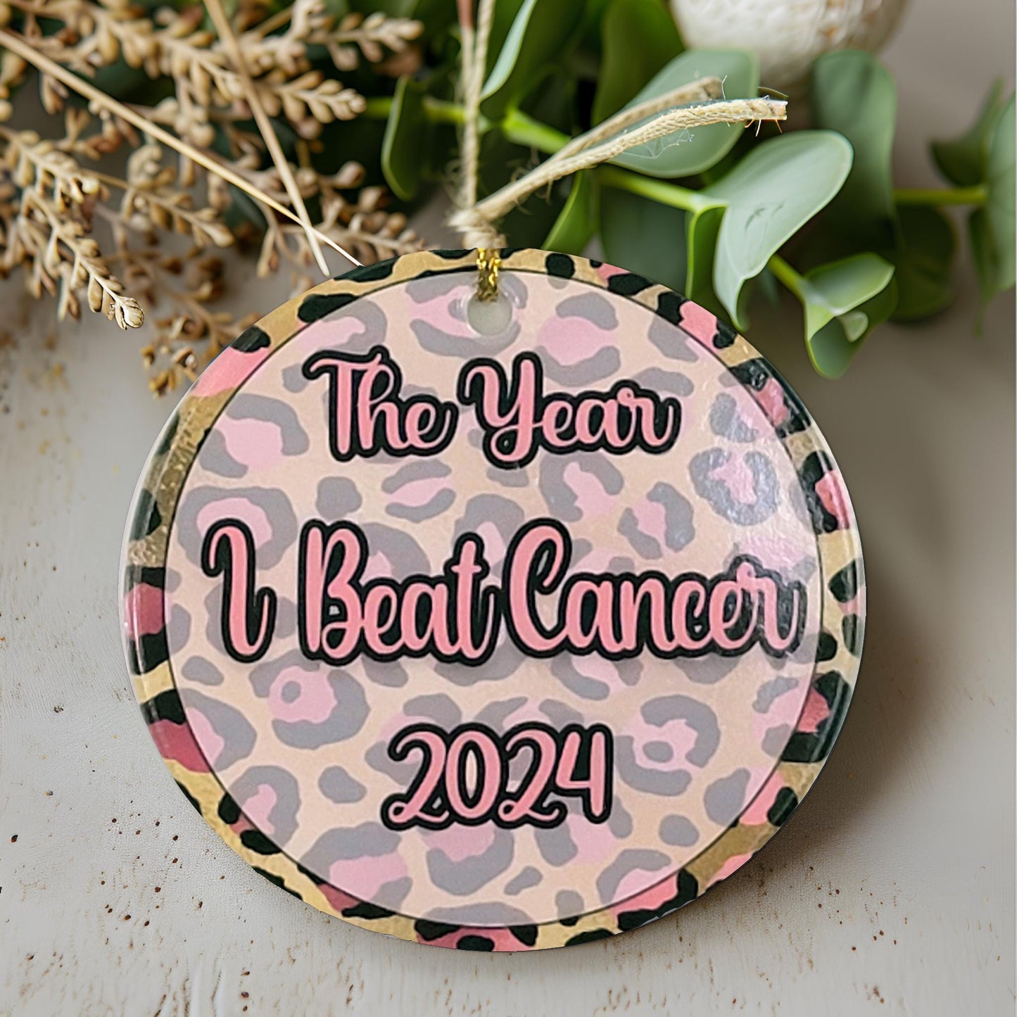 Breast Cancer Survivor Gift Ornaments- Cancer Survivor Gift Ornament- I survived Cancer Gift- I survived Cancer Patient Gift- Cancer Warrior