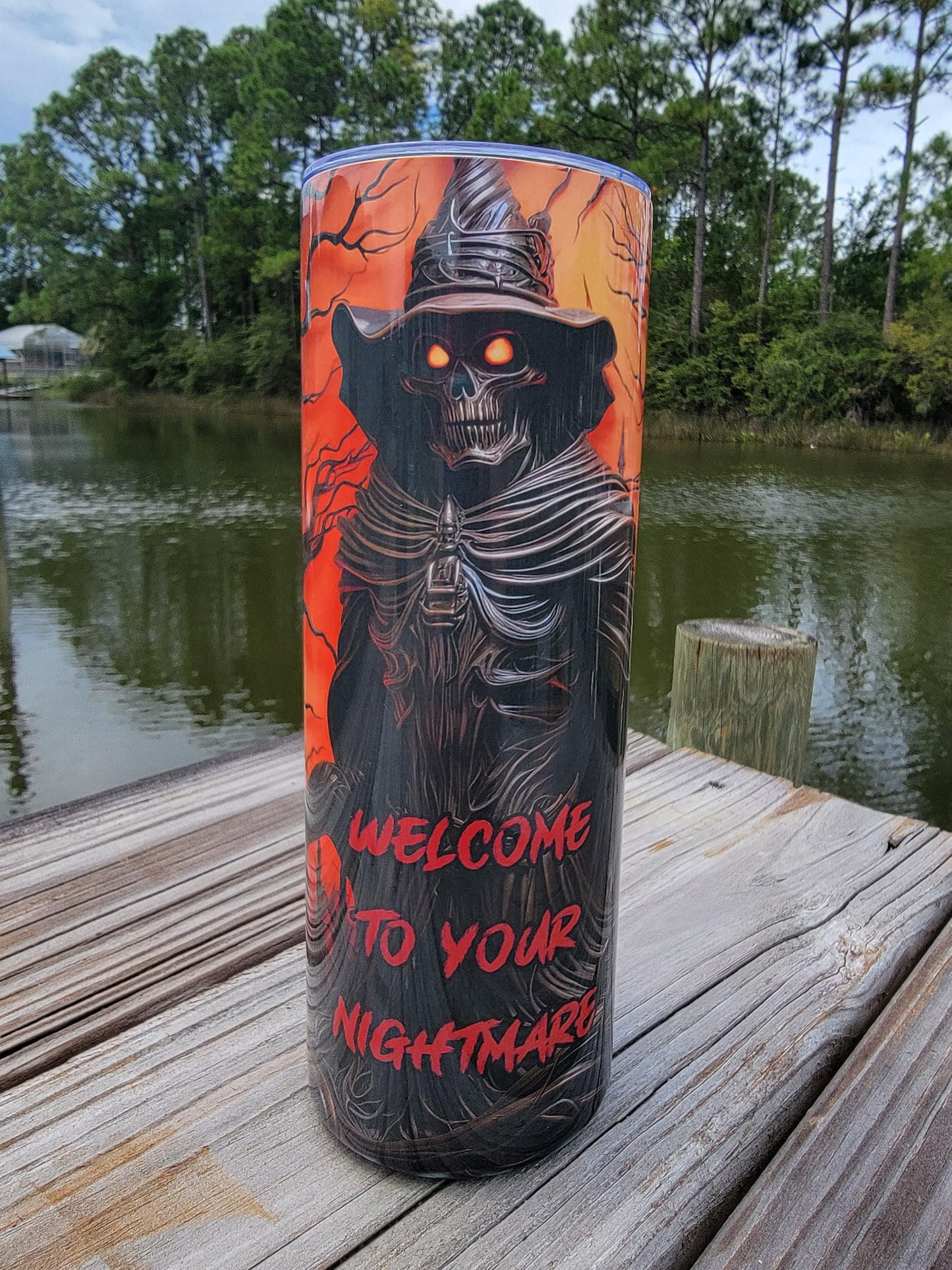 Scarecrow of Death Halloween Tumblers