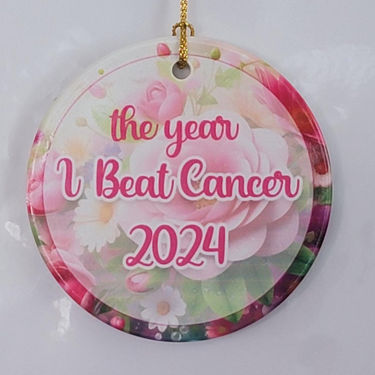 Breast Cancer Survivor Gift Ornaments- Cancer Survivor Gift Ornament- I survived Cancer Gift- I survived Cancer Patient Gift- Cancer Warrior