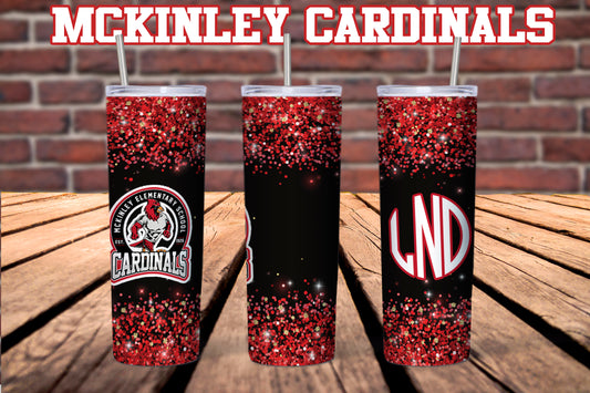 Back to School Tumbler- School Spirit Tumbler-McKinley Elementary School Tumbler- Personalized MES Tumbler- Teacher Gift- Student Gift